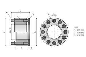 4.ECY 螺母型預緊器高強度